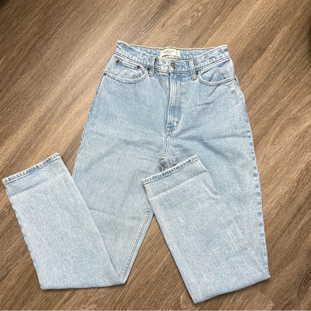 Abercrombie & Fitch 90s Straight Ultra High Rise Curve Love Long